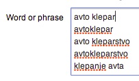 Google Keyword Tool 